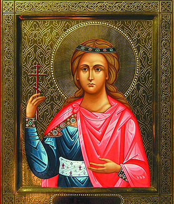 Мученица Василисса Никомидийская. Современная икона